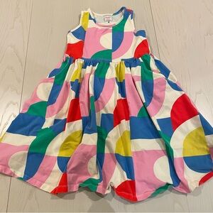 Hanna Andersson Print Racerback Skater Dress (Modern Geo) - Size 10